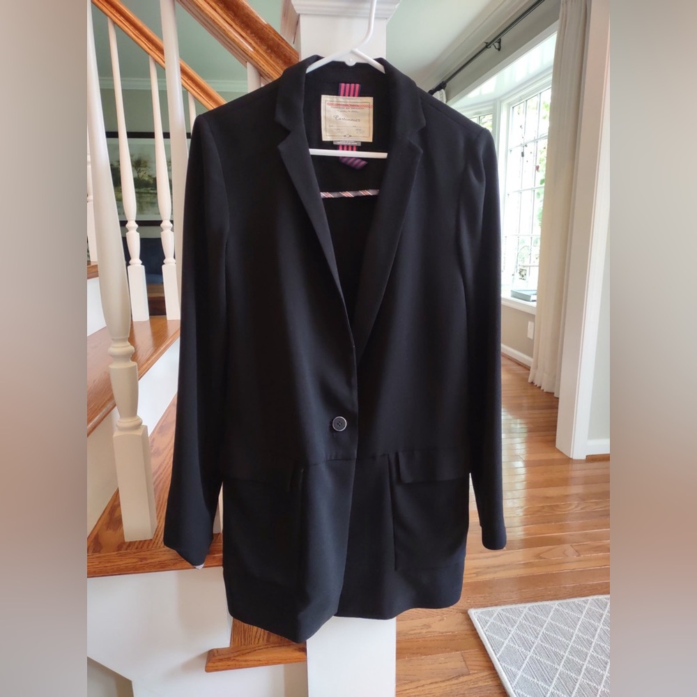 Anthropologie - Cartonnier Oversized Black Blazer - Small